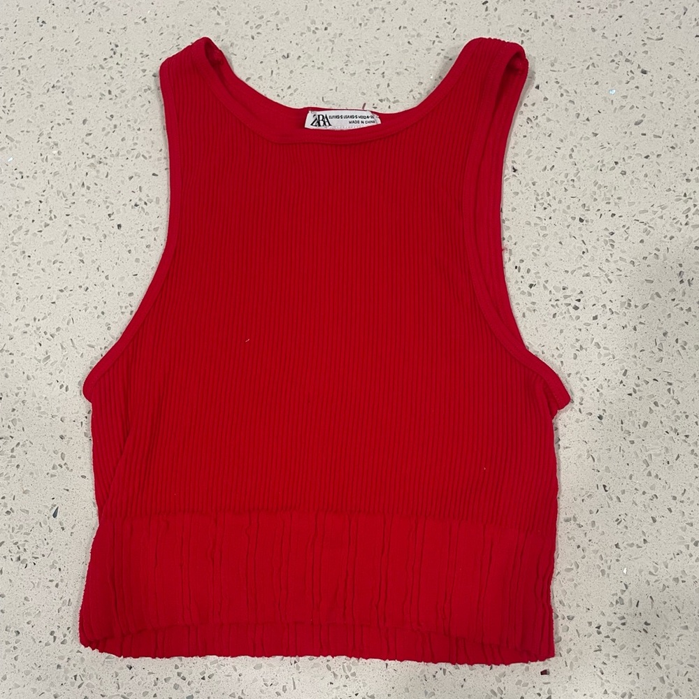 Small Red Zara Tank top